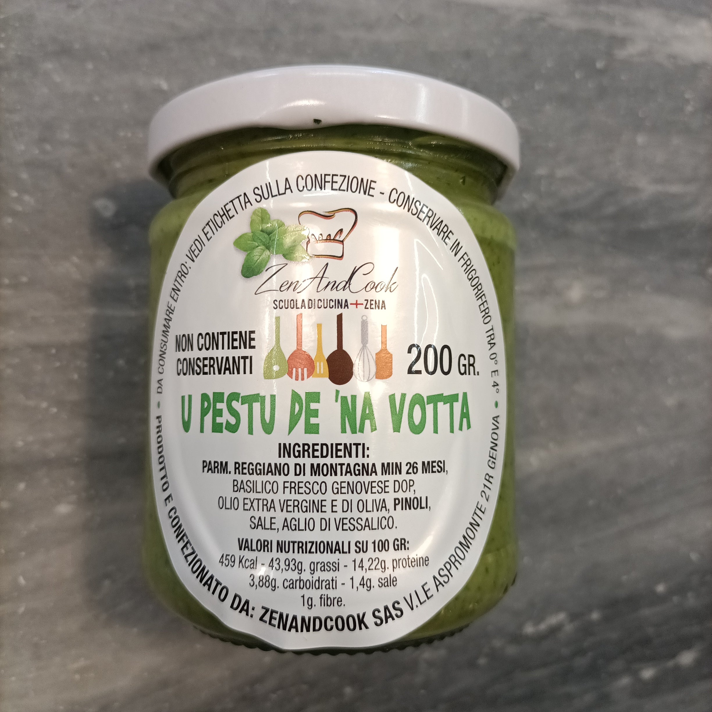 Pesto genovese fresco 200 gr.