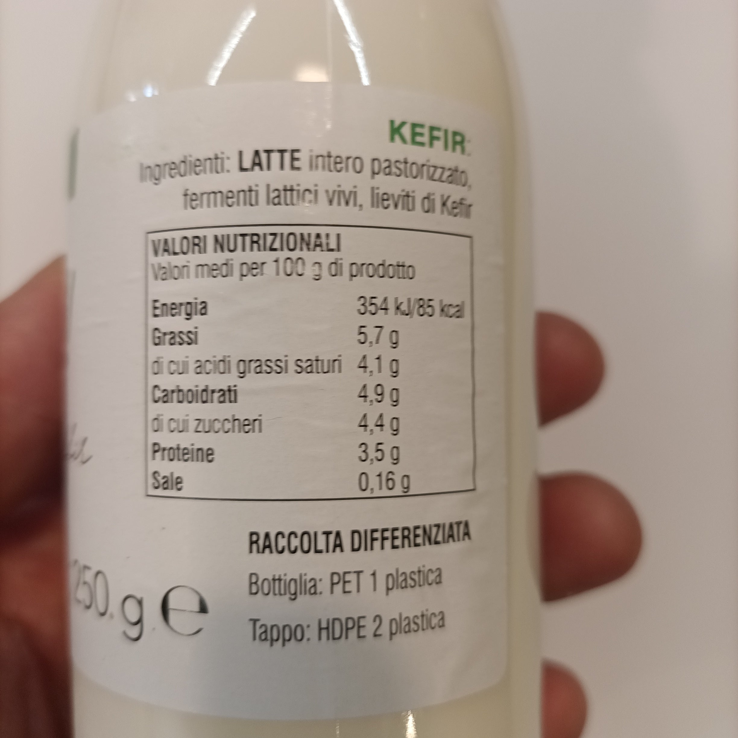 Kefir di latte 250 gr.