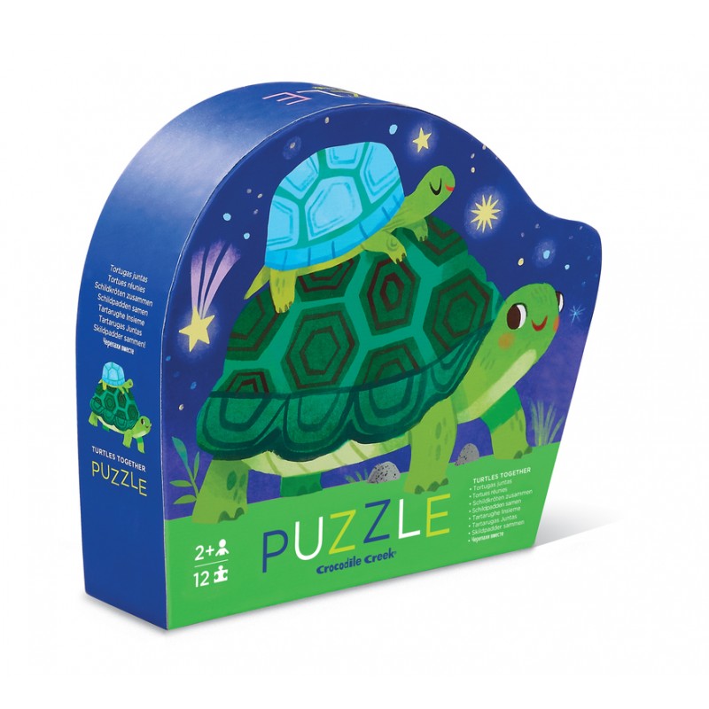 12 pc Mini Puzzle Turtles Together