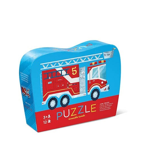 12 pc Mini Puzzle Camion dei pompieri