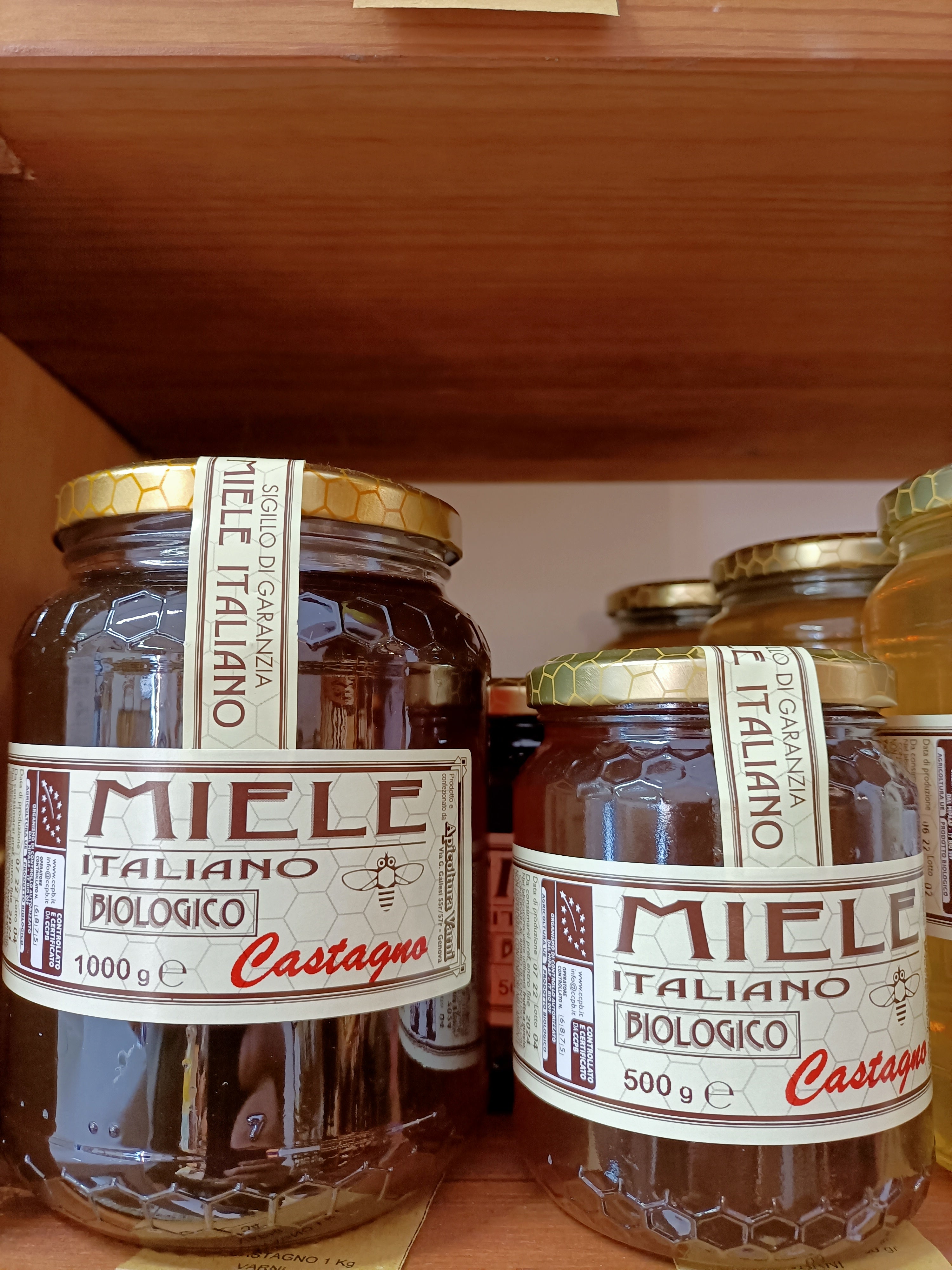 Miele di Castagno biologico fatto a Genova - 500 gr