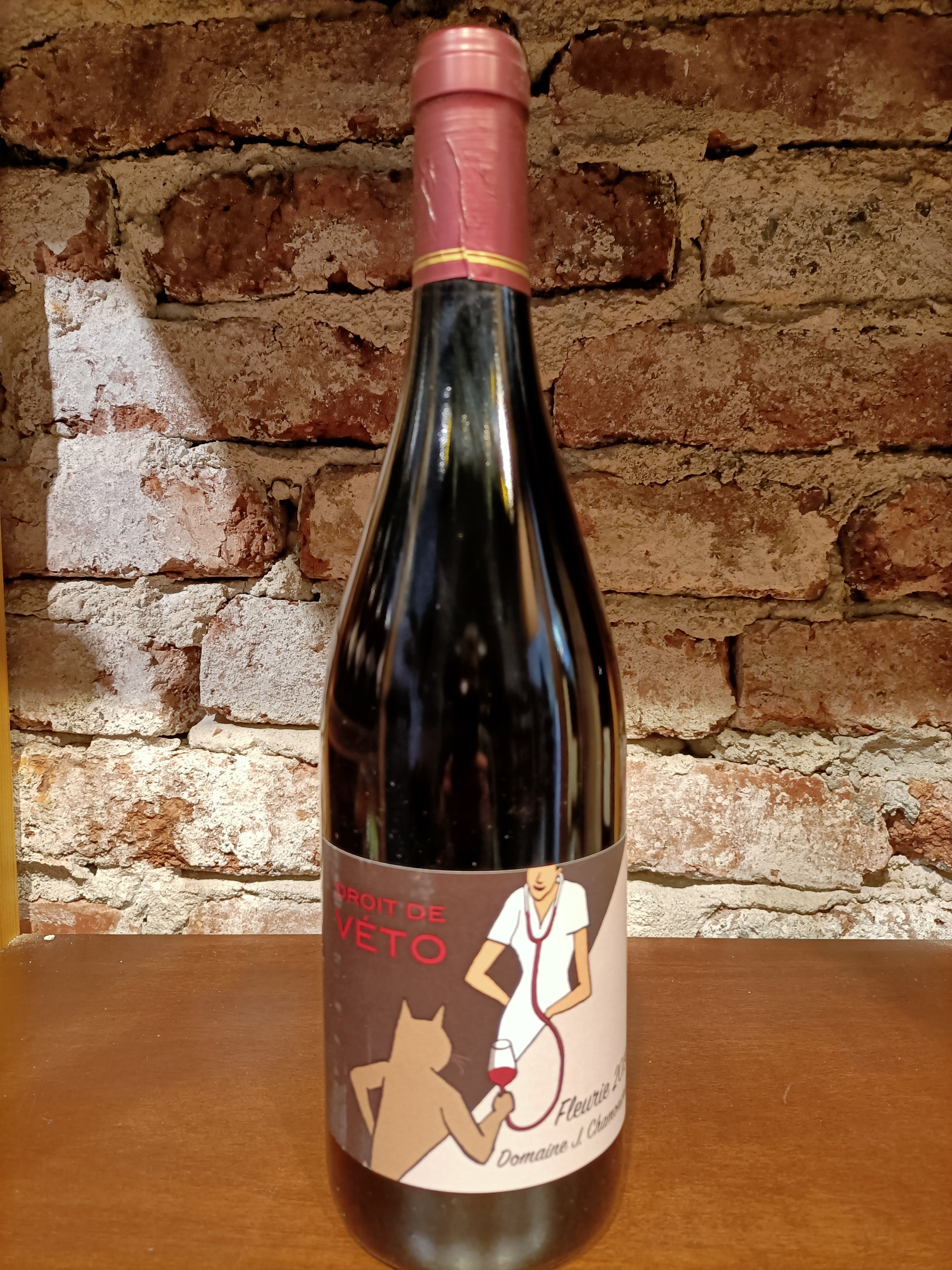 Vino rosso Droit de Véto, Domaine Chamonard, Fleurie 2019 – 0,75