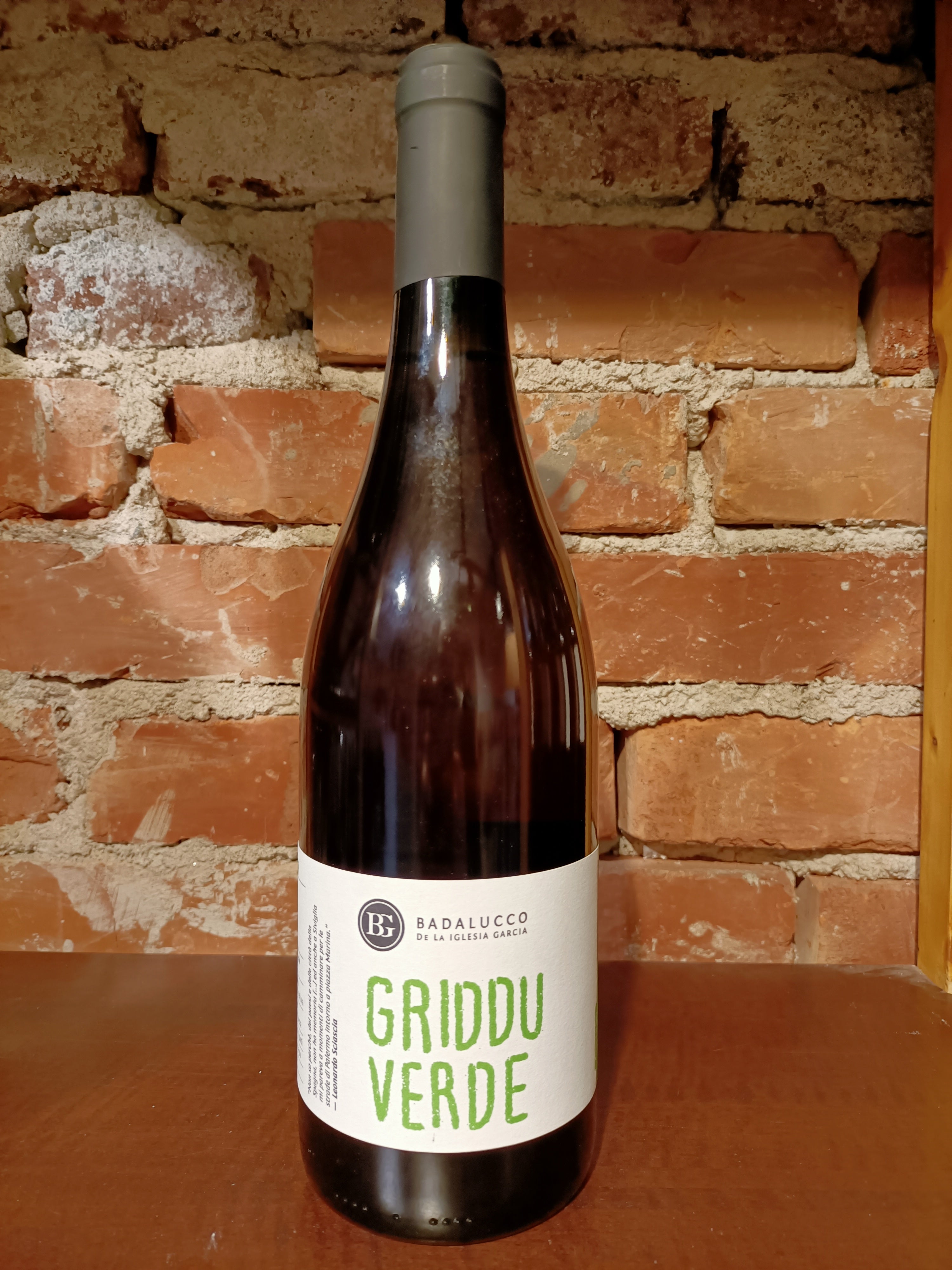 Vino bianco Griddu Verde di Badalucco –   75 cl
