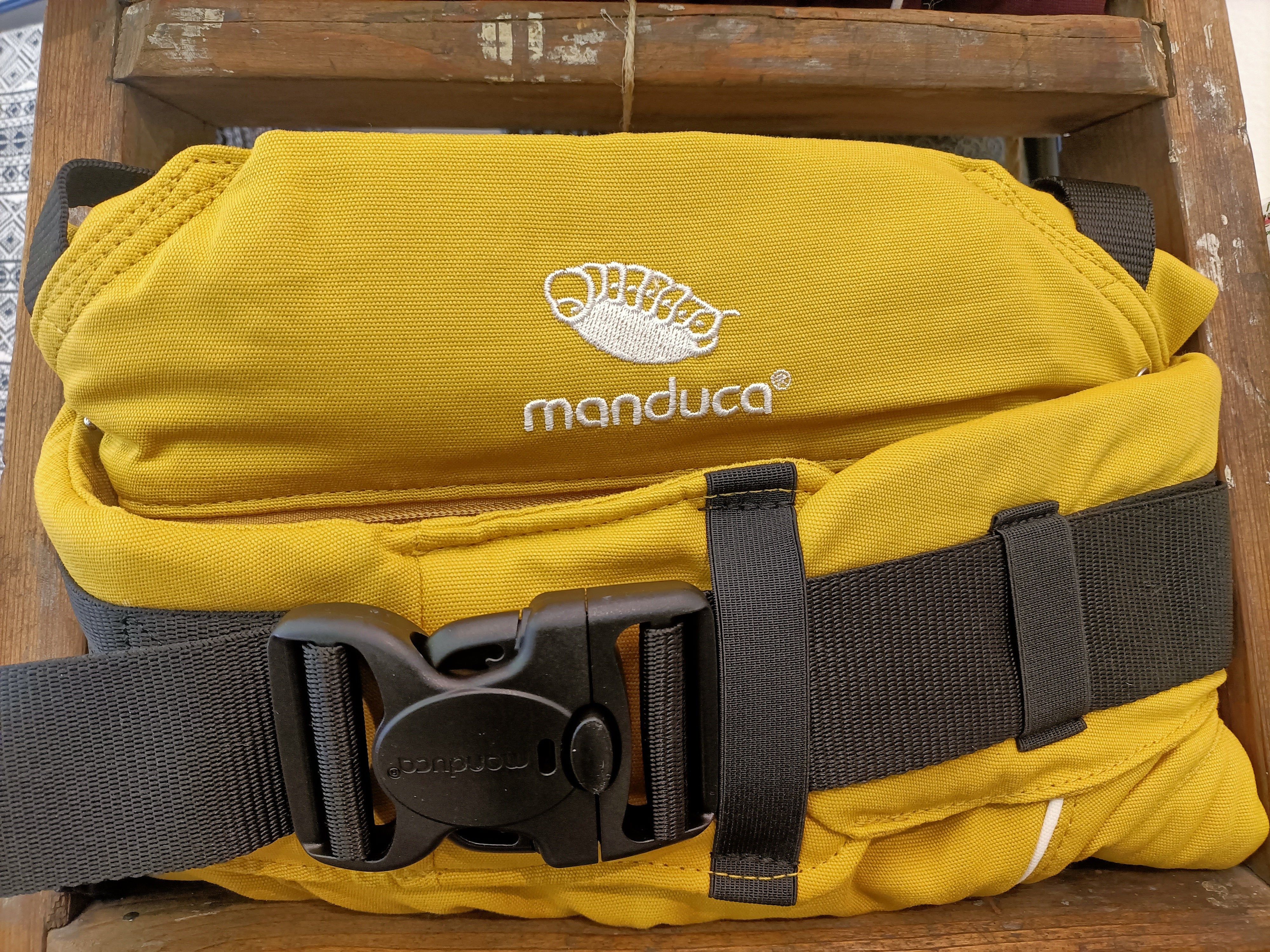 Marsupio ergonomico Manduca PureCotton // Giallo curry gold