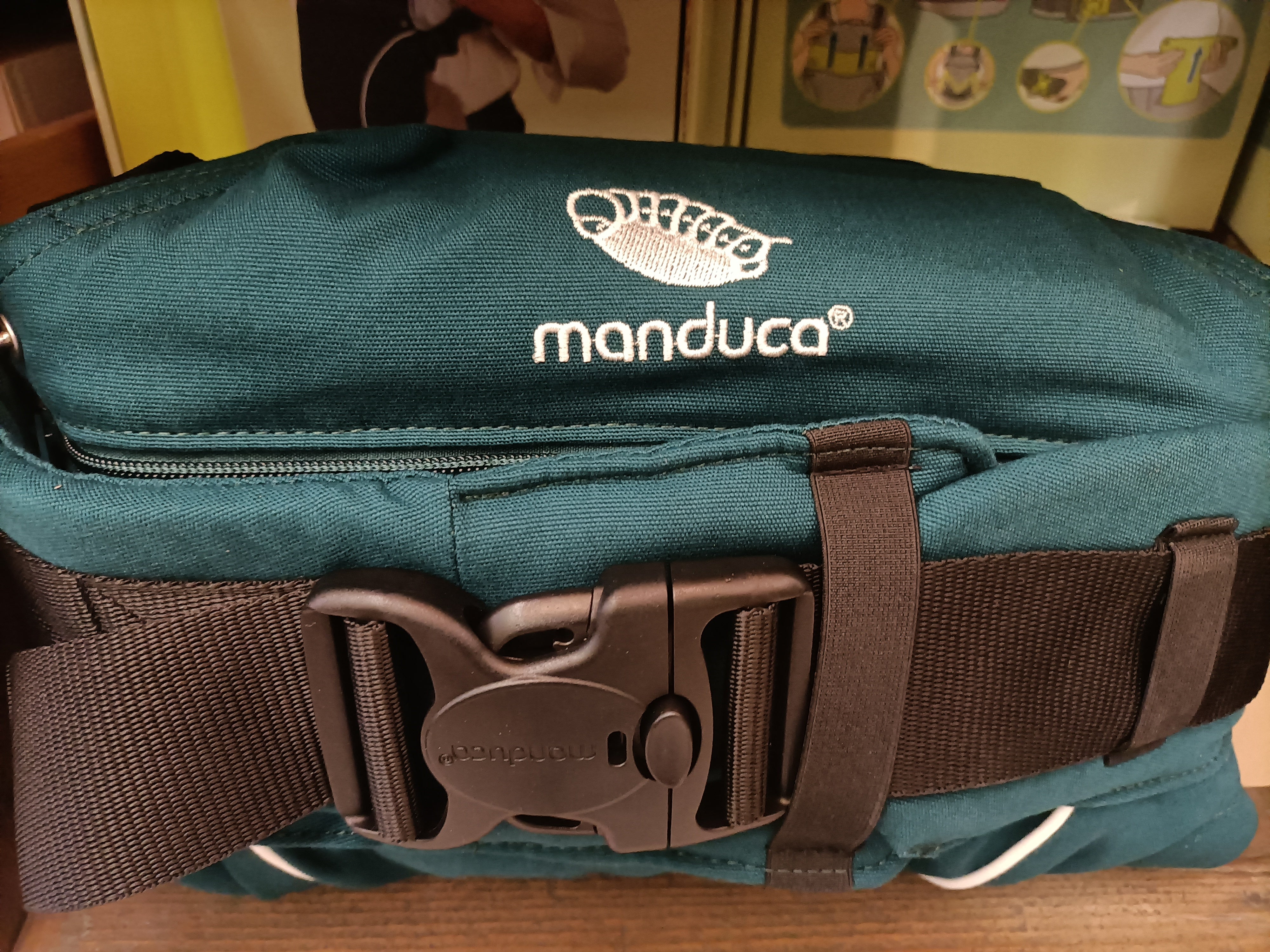 Marsupio ergonomico Manduca PureCotton // Green Teal